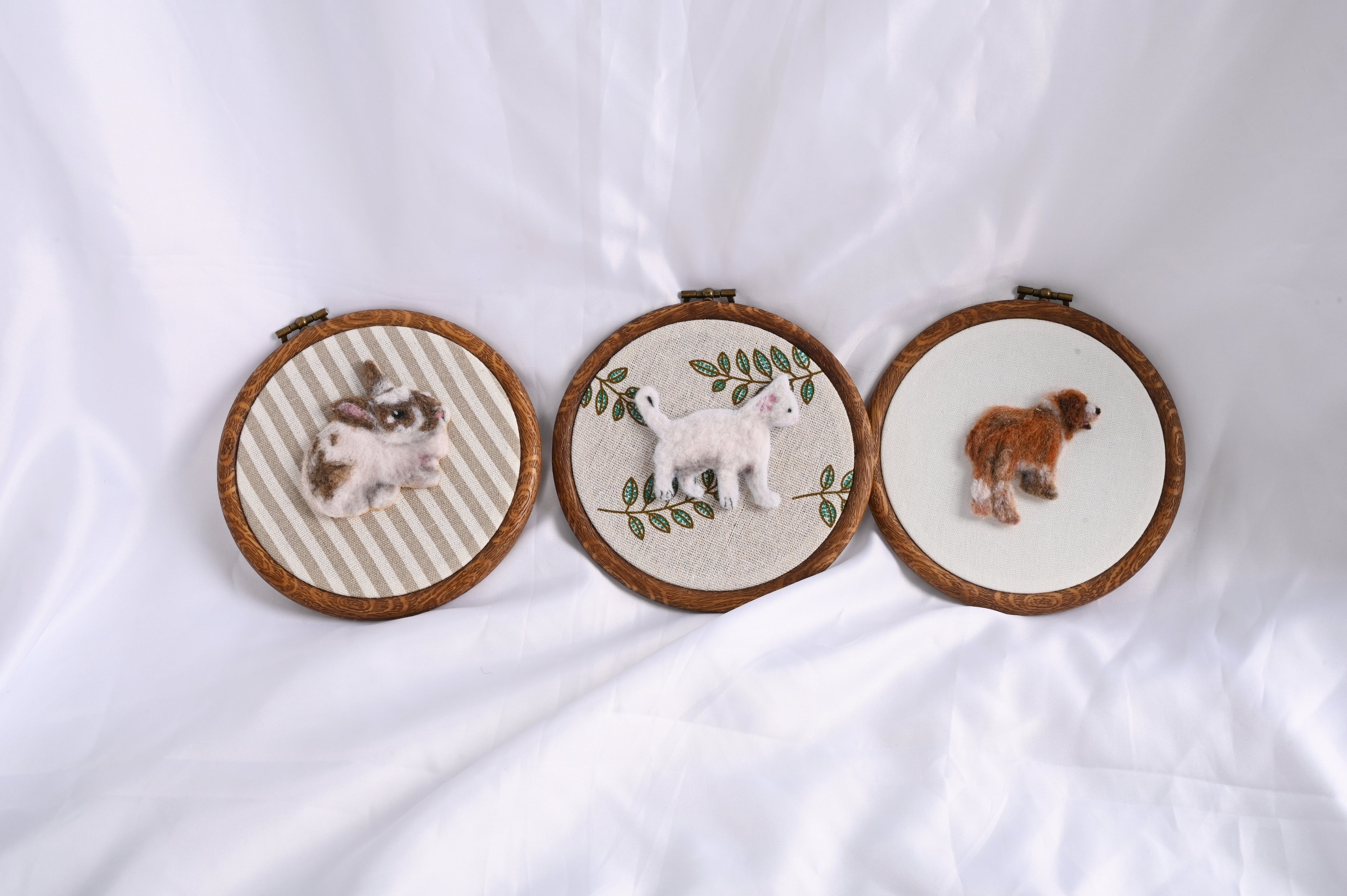 Custom Felt Felt Embroidery Pet Portrait